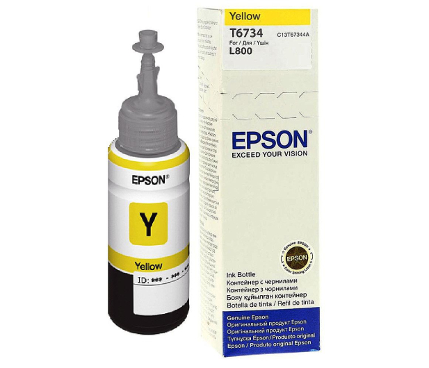 EPSON T6734Y Yellow do L800, L805, L810, L850, L1800 C13T67344A - 161807 - zdjęcie 2